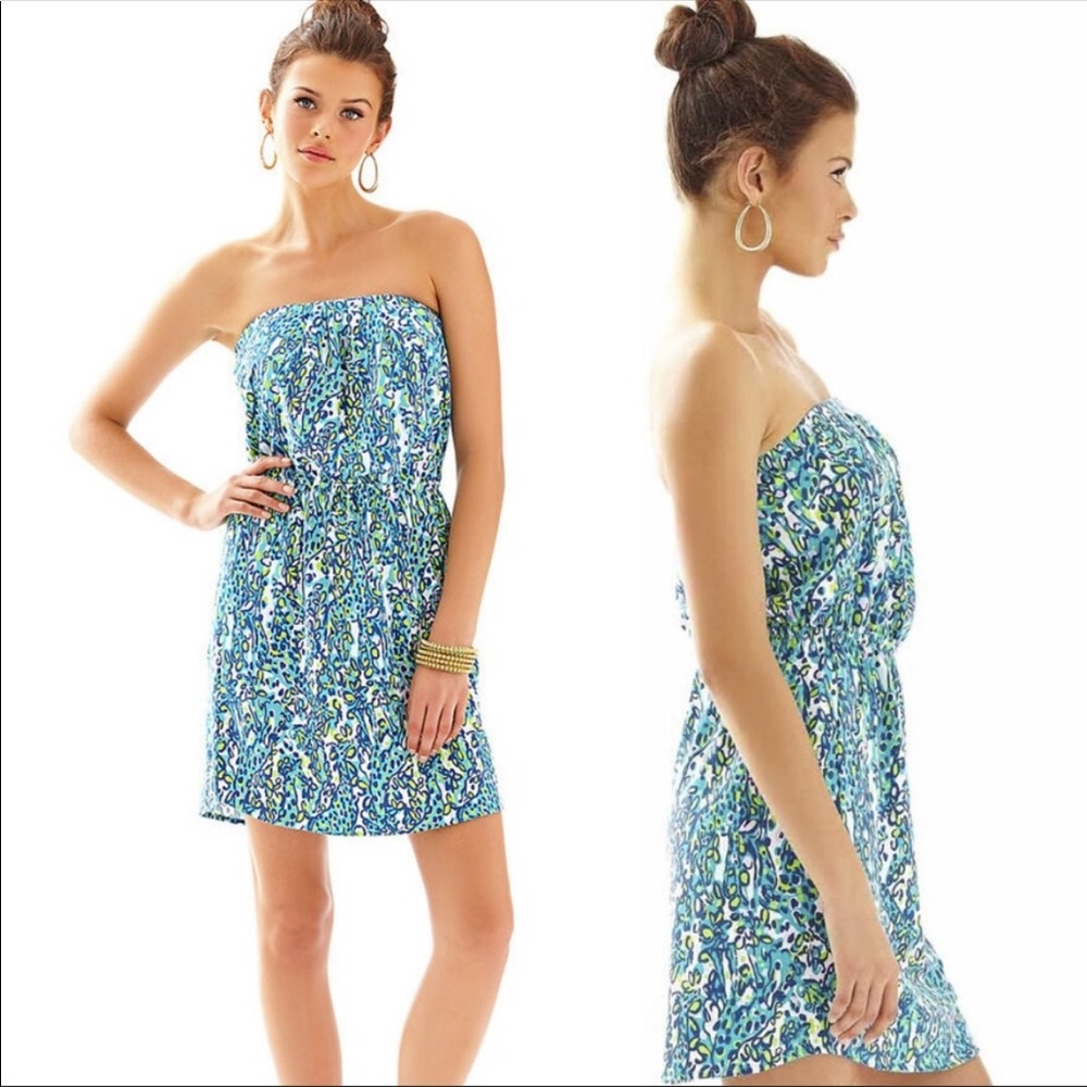 🌷Lilly Pulitzer🌷 strapless dress